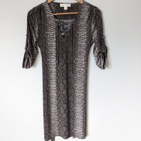 MICHEAL Micheal Kors Snake Skin Dress Size XS - Picture 14 of 14